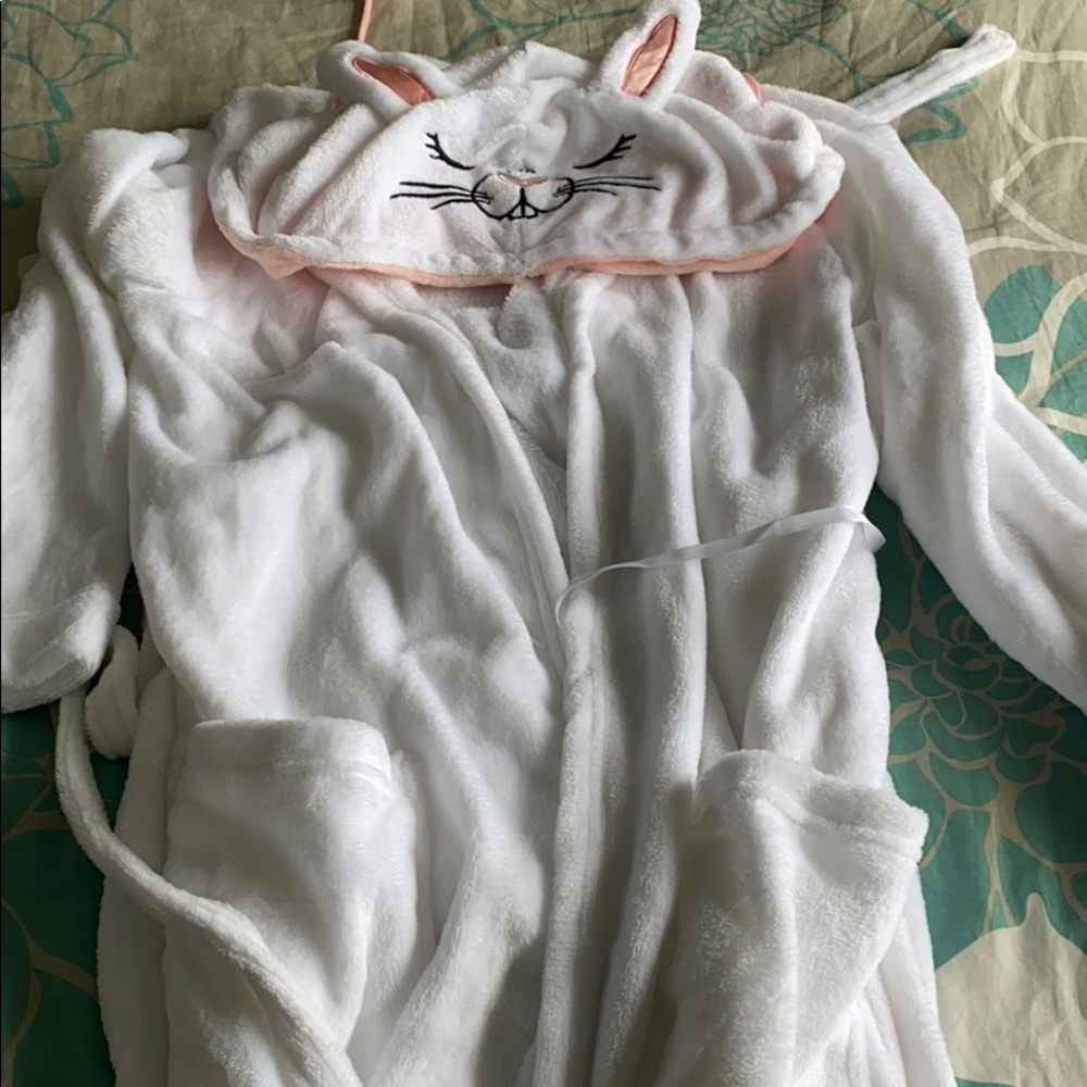 Children’s rabbit bathrobe